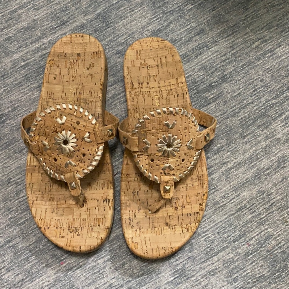Jack Rogers Cork Georgica Sandals 10
